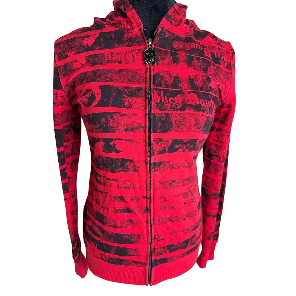 Abbey Dawn | Tops | Y2k Abbey Dawn Avril Lavigne Black Red Skull